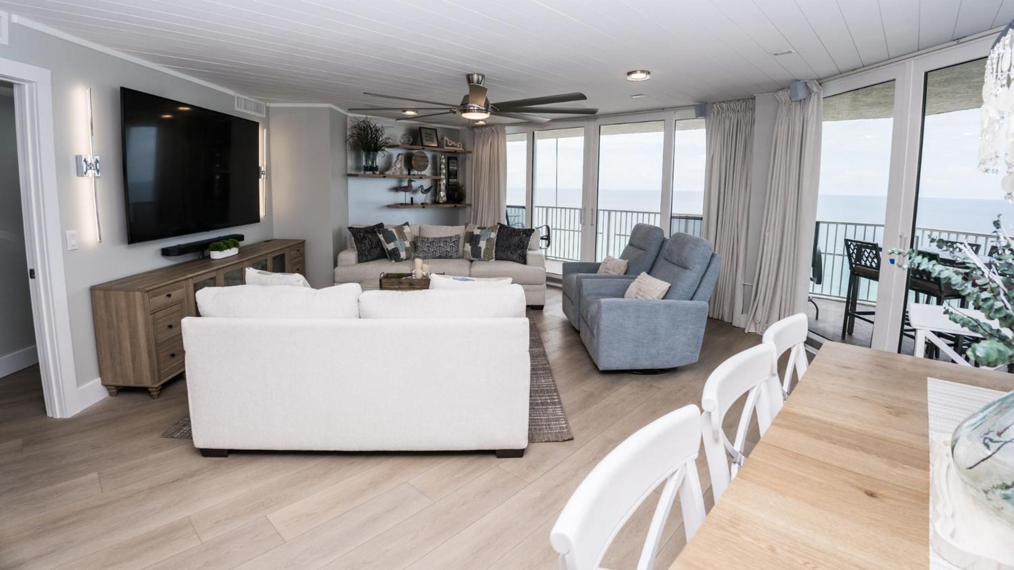 New Rental - 3Br 3Ba Corner Beachfront - 2024 Remodel - 3 Pools, Tiki Hut, Gym, Tennis Панама Сити Бийч Екстериор снимка