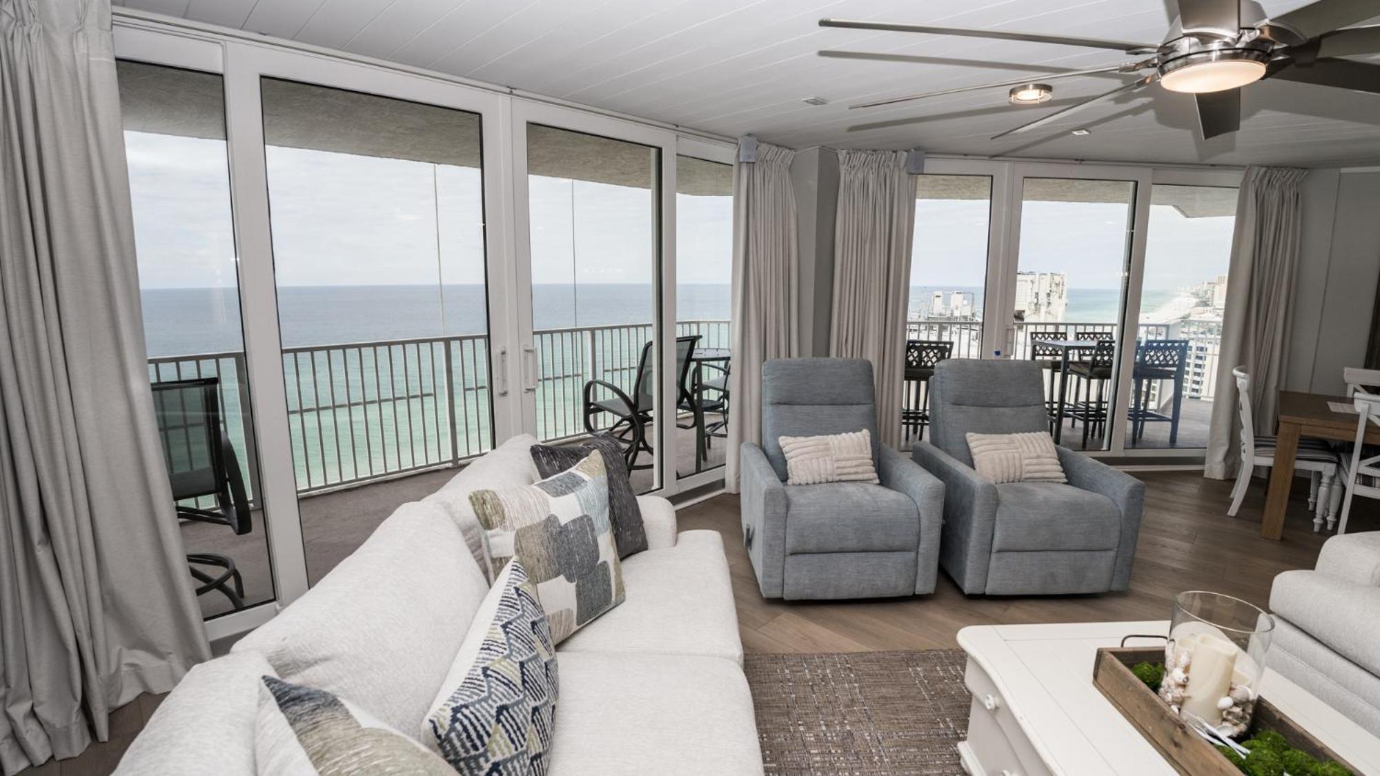 New Rental - 3Br 3Ba Corner Beachfront - 2024 Remodel - 3 Pools, Tiki Hut, Gym, Tennis Панама Сити Бийч Екстериор снимка
